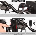 Waterproof Universal Bike & Motorcycle Phone Mount - 360° Rotating Hard Shell Handlebar Bag with Sensitive Touch Screen for Devices up to 7 Inches - Image 6