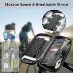 Waterproof Universal Bike & Motorcycle Phone Mount - 360° Rotating Hard Shell Handlebar Bag with Sensitive Touch Screen for Devices up to 7 Inches - Image 7