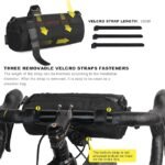Waterproof Bike Handlebar Bag with Adjustable Shoulder Strap - Universal Front Storage for Road and Mountain Bicycles - Image 2